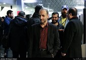 محمد سرافراز رئیس سابق صدا و سیما در سومین روز سی‌وهشتمین جشنواره فیلم فجر در پردیس سینمایی چارسو