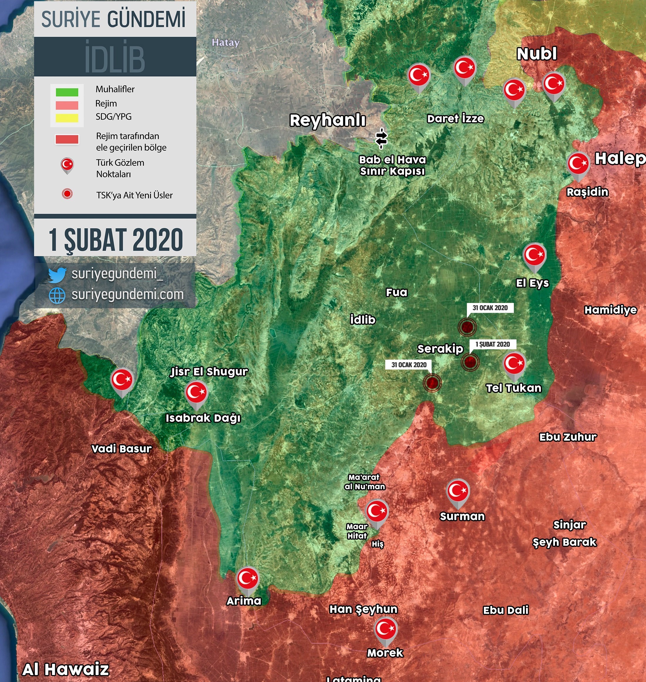 کشور ترکیه , آخرین تحولات سوریه , 
