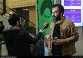 مصاحبه با حسام منظور بازیگر در هفتمین روز سی و هشتمین جشنواره فیلم فجر در پردیس چارسو