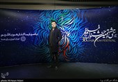 پیام اینالویی بازیگر در هفتمین روز سی و هشتمین جشنواره فیلم فجر در پردیس چارسو