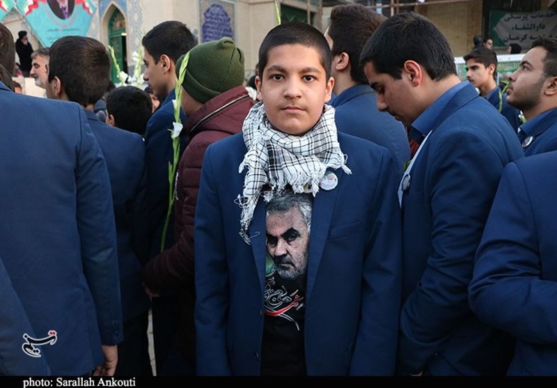 شهید سپهبد قاسم سلیمانی , خادمیاران رضوی , استان کرمان ,