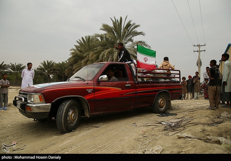 استان سیستان و بلوچستان , سیل , سیل زده , جهادگر , گروه‌های جهادی , 