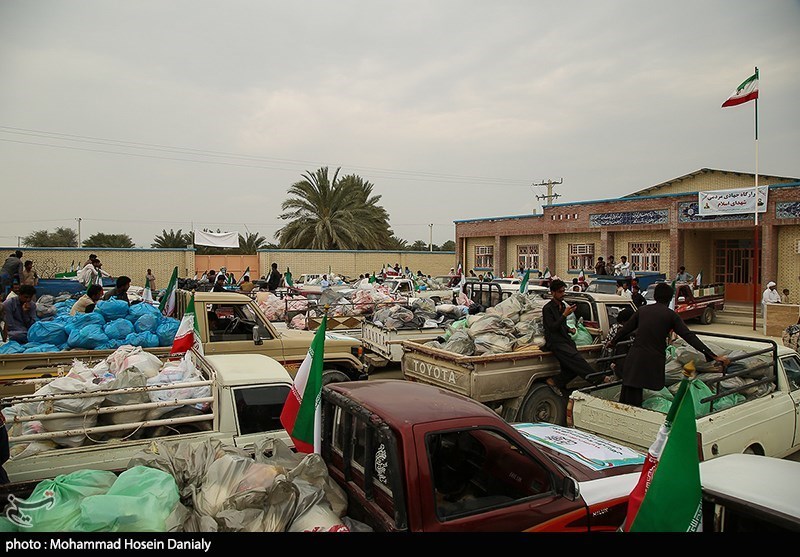 استان سیستان و بلوچستان , سیل , سیل زده , جهادگر , گروه‌های جهادی , 