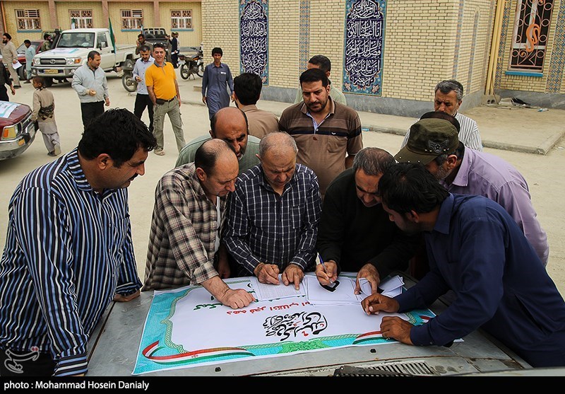 استان سیستان و بلوچستان , سیل , سیل زده , جهادگر , گروه‌های جهادی , 