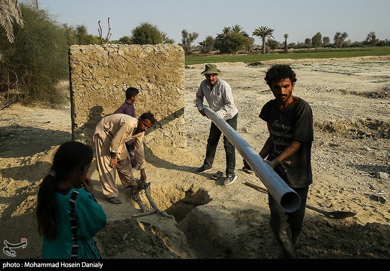 استان سیستان و بلوچستان , سیل , سیل زده , جهادگر , گروه‌های جهادی , 