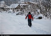 برف در روستاهای کلاچای و رحیم آباد گیلان