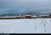 برف در روستاهای کلاچای و رحیم آباد گیلان