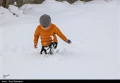 برف در روستاهای کلاچای و رحیم آباد گیلان