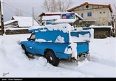 برف در روستاهای کلاچای و رحیم آباد گیلان