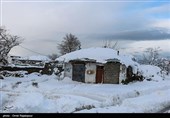 برف در روستاهای کلاچای و رحیم آباد گیلان