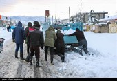 برف در روستاهای کلاچای و رحیم آباد گیلان