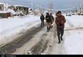 برف در روستاهای کلاچای و رحیم آباد گیلان