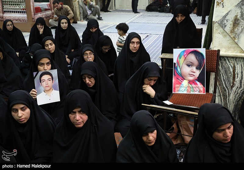 دیدار خانواده شهدای تشییع پیکر شهید قاسم سلیمانی با رئیس قوه قضاییه