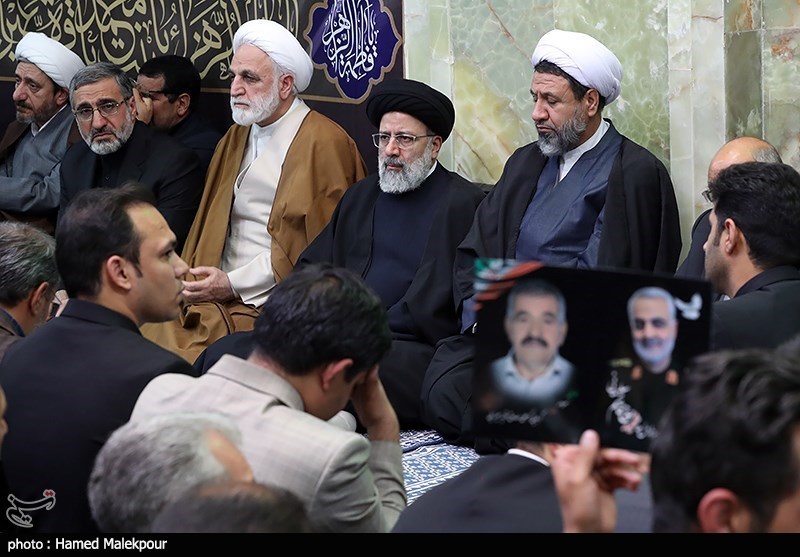 دیدار خانواده شهدای تشییع پیکر شهید قاسم سلیمانی با رئیس قوه قضاییه