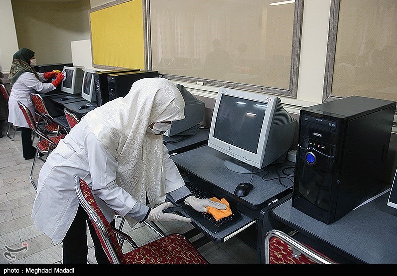 ضدعفونی مدارس برای مقابله با ویروس کرونا