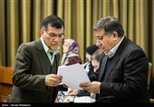 محمد سالاری و حسن رسولی در جلسه علنی شورای شهر تهران