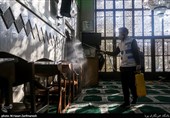 ضد عفونی کردن حرم حضرت عبدالعظیم حسنی(ع)
