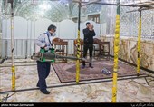 ضد عفونی کردن حرم حضرت عبدالعظیم حسنی(ع)