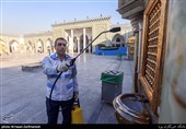 ضد عفونی کردن حرم حضرت عبدالعظیم حسنی(ع)