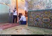 ضد عفونی کردن حرم حضرت عبدالعظیم حسنی(ع)