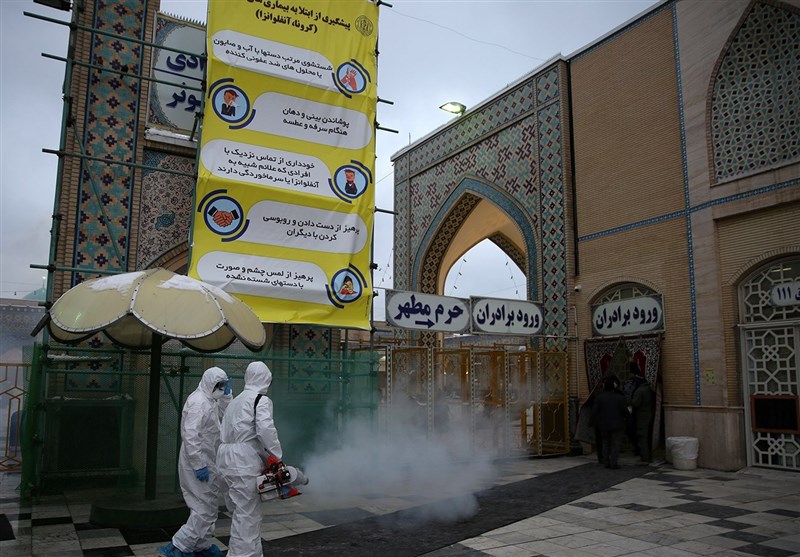 ضدعفونی‌سازی حرم رضوی