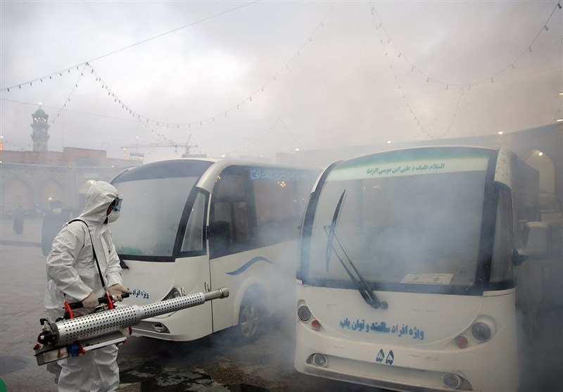 ضدعفونی‌سازی حرم رضوی