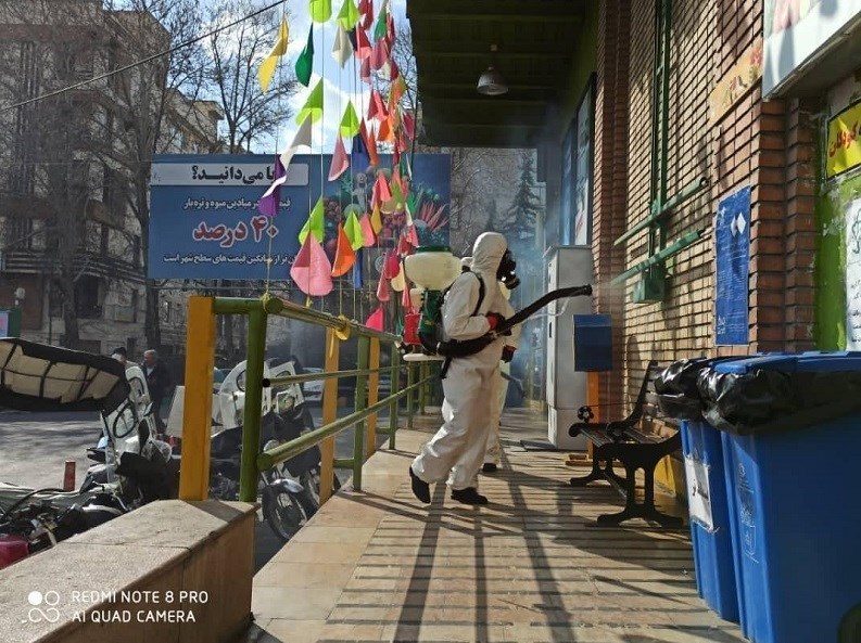 آتشنشانی , سازمان آتشنشانی تهران , ویروس کرونا , شهرداری تهران ,