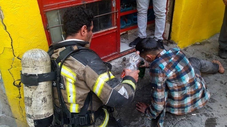 آتش‌نشانی , سازمان آتش‌نشانی تهران , آتش‌سوزی , 