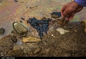 آلودگی نفتی در روستای پگین - خوزستان