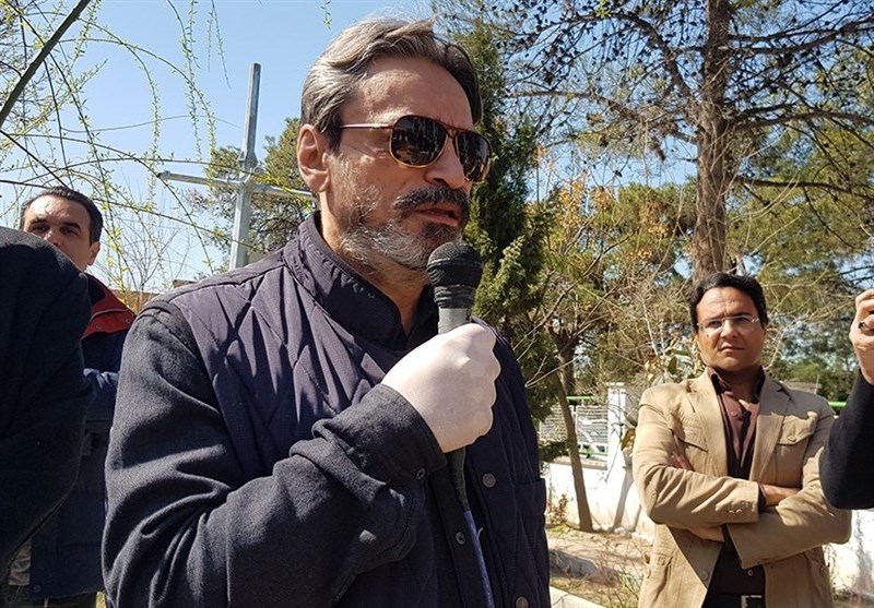 مراسم خاکسپاری هوشنگ ظریف حسین علیزاده