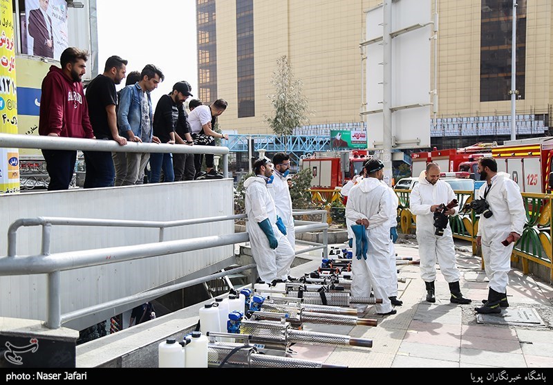 آتش‌نشانی , سازمان آتش‌نشانی تهران , ویروس کرونا , وزارت بهداشت , شهرداری تهران , معاونت خدمات شهری شهرداری تهران , 