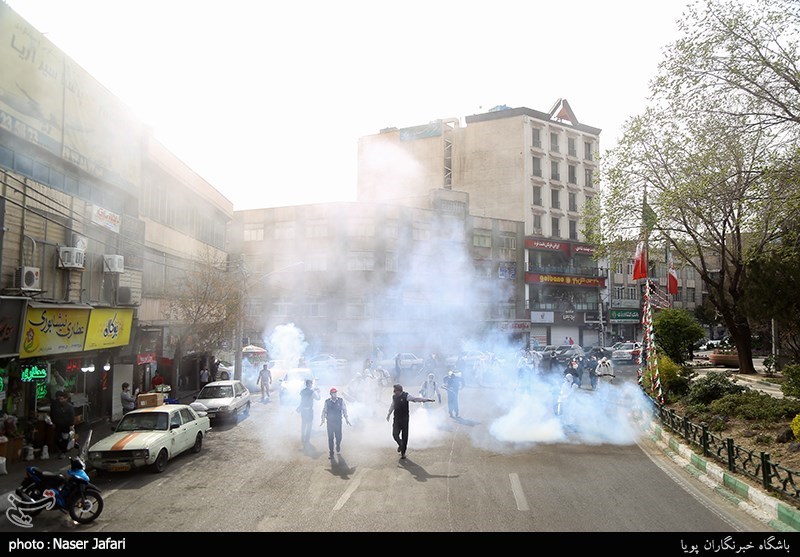 آتش‌نشانی , سازمان آتش‌نشانی تهران , ویروس کرونا , وزارت بهداشت , شهرداری تهران , معاونت خدمات شهری شهرداری تهران , 
