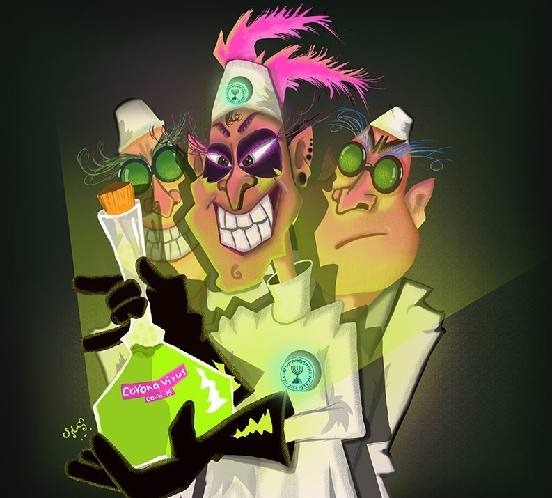 کاریکاتور , ویروس کرونا , هنرهای تجسمی , 