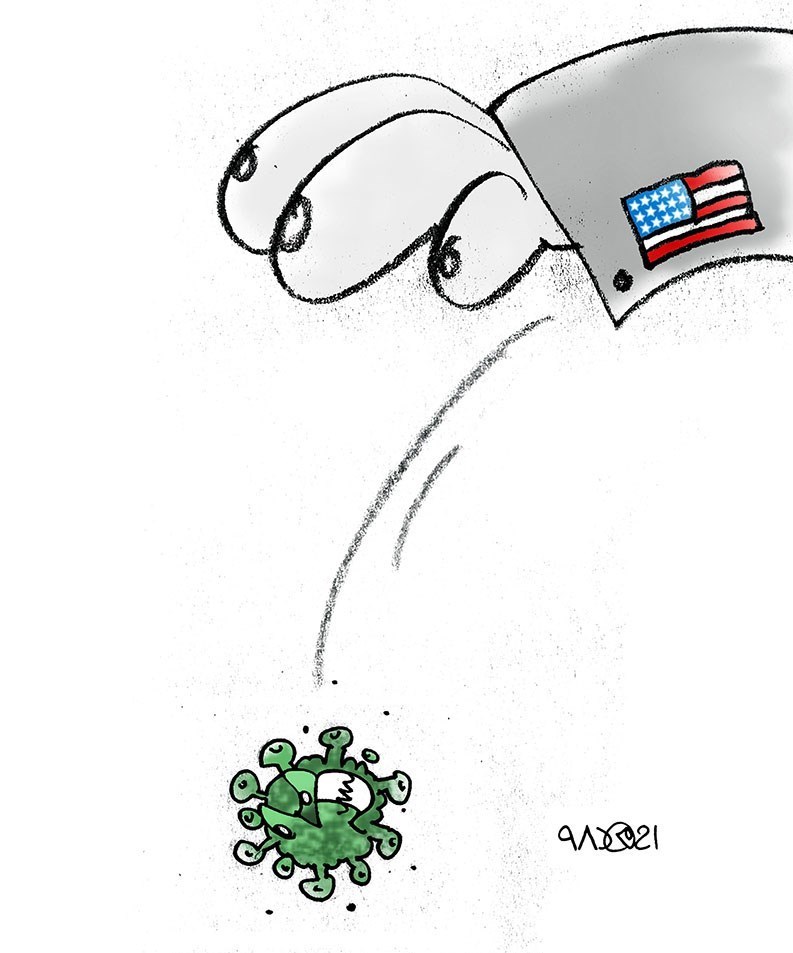 کاریکاتور , ویروس کرونا , هنرهای تجسمی , 