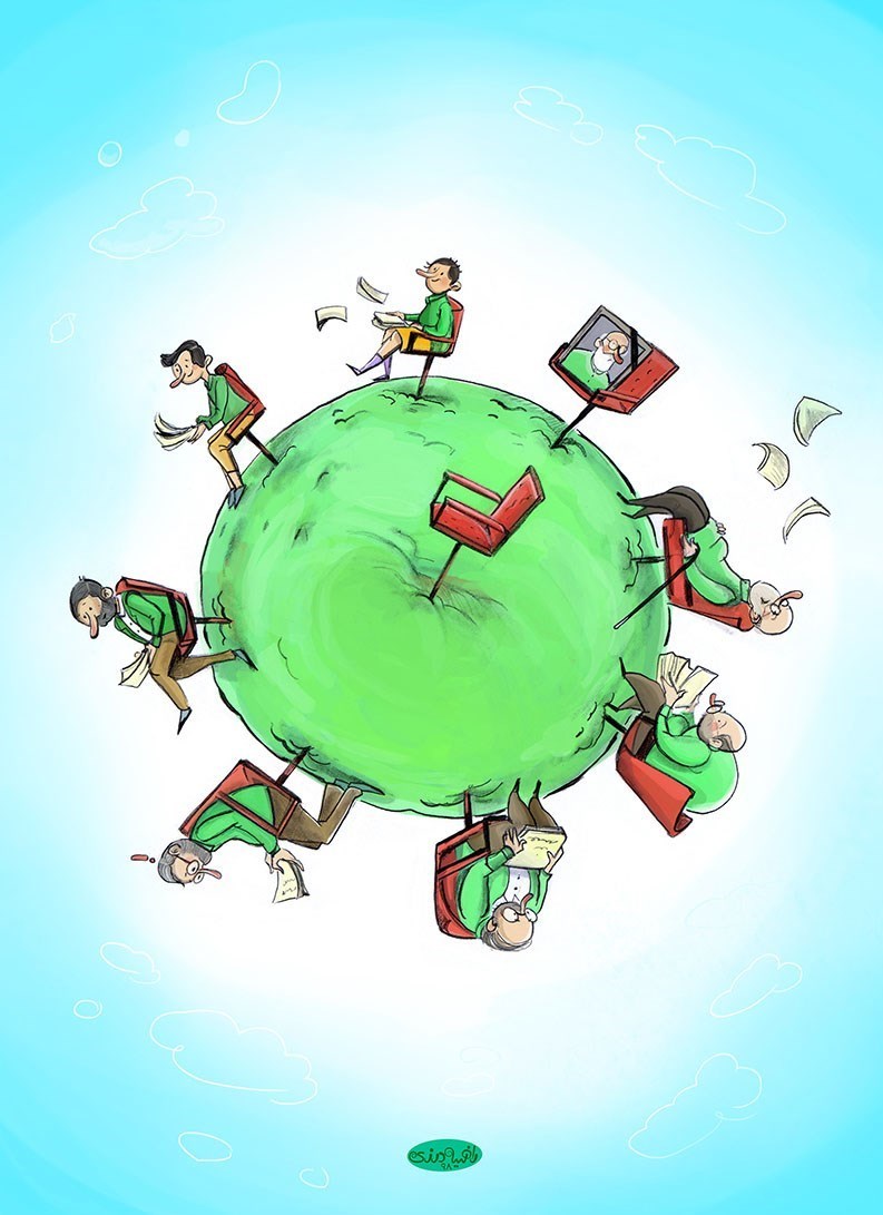 کاریکاتور , ویروس کرونا , هنرهای تجسمی , 