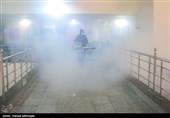 عملیات ضدعفونی ادارات و معابر عمومی محله نبرد