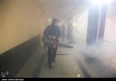 عملیات ضدعفونی ادارات و معابر عمومی محله نبرد