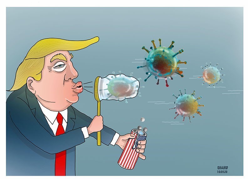 کاریکاتور , ویروس کرونا , هنرهای تجسمی , عکس , 