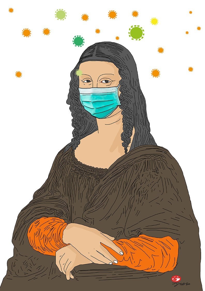 کاریکاتور , ویروس کرونا , هنرهای تجسمی , عکس , 