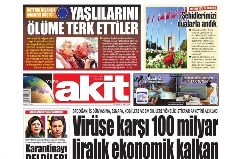 کشور ترکیه , ویروس کرونا , 