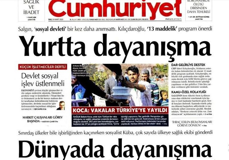 کشور ترکیه , ویروس کرونا , 