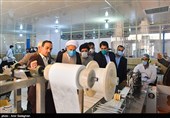 بازدید نماینده ولی فقیه  استان فارس و جمعی از مسئولین  از کارگاه های تولید محصولات بهداشتی