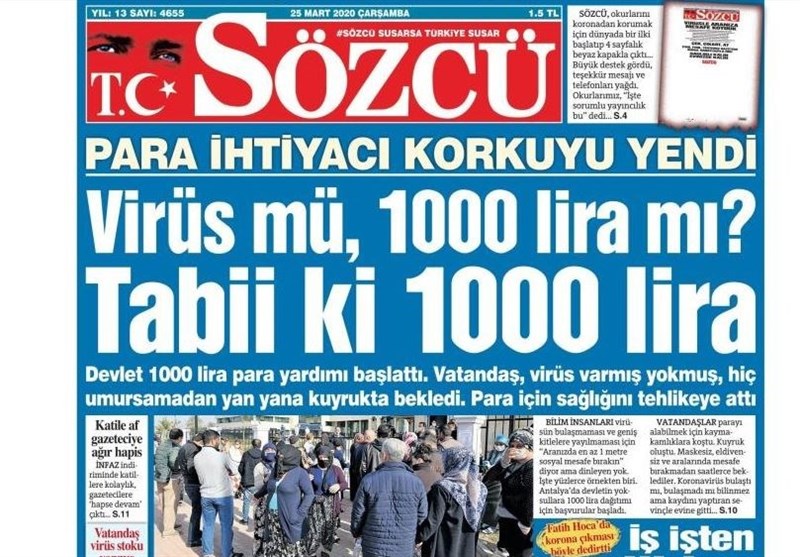 کشور ترکیه , ویروس کرونا , 