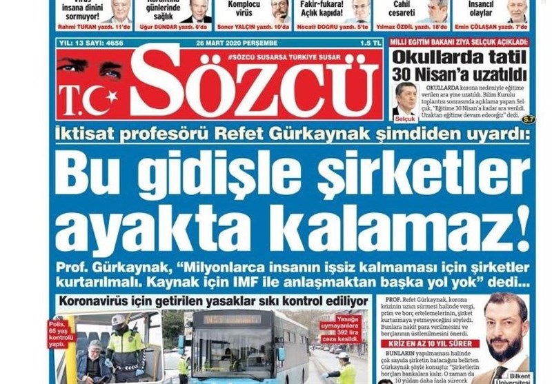 کشور ترکیه , ویروس کرونا ,