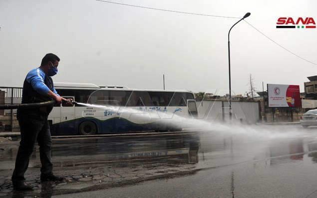 کشور سوریه , ویروس کرونا , 