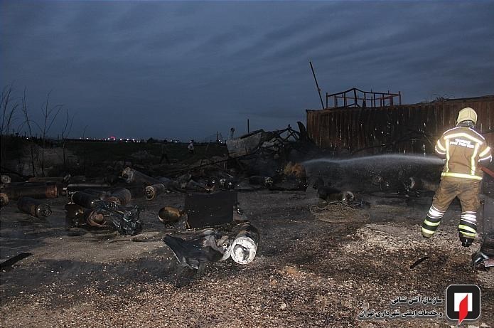 آتش‌نشانی , سازمان آتش‌نشانی تهران , آتش‌سوزی , 