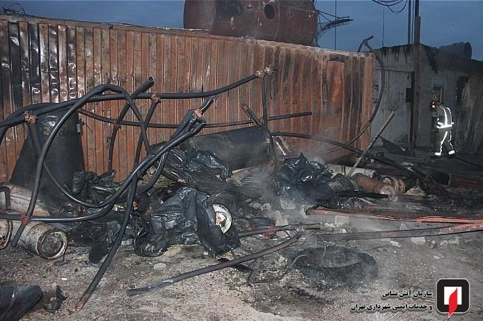 آتش‌نشانی , سازمان آتش‌نشانی تهران , آتش‌سوزی , 