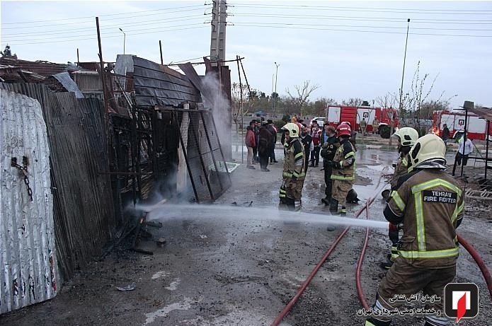 آتش‌نشانی , سازمان آتش‌نشانی تهران , آتش‌سوزی , 