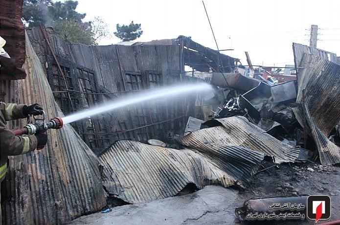 آتش‌نشانی , سازمان آتش‌نشانی تهران , آتش‌سوزی , 