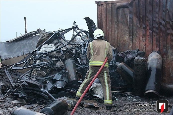 آتش‌نشانی , سازمان آتش‌نشانی تهران , آتش‌سوزی , 